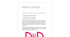 Desktop Screenshot of datesbydesign.adventure-some.com
